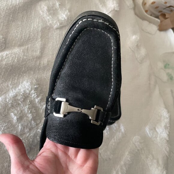 Men's Allen Edmonds Fiesole Loafers Black Suede Made in Italy 10 D - Picture 5 of 16
